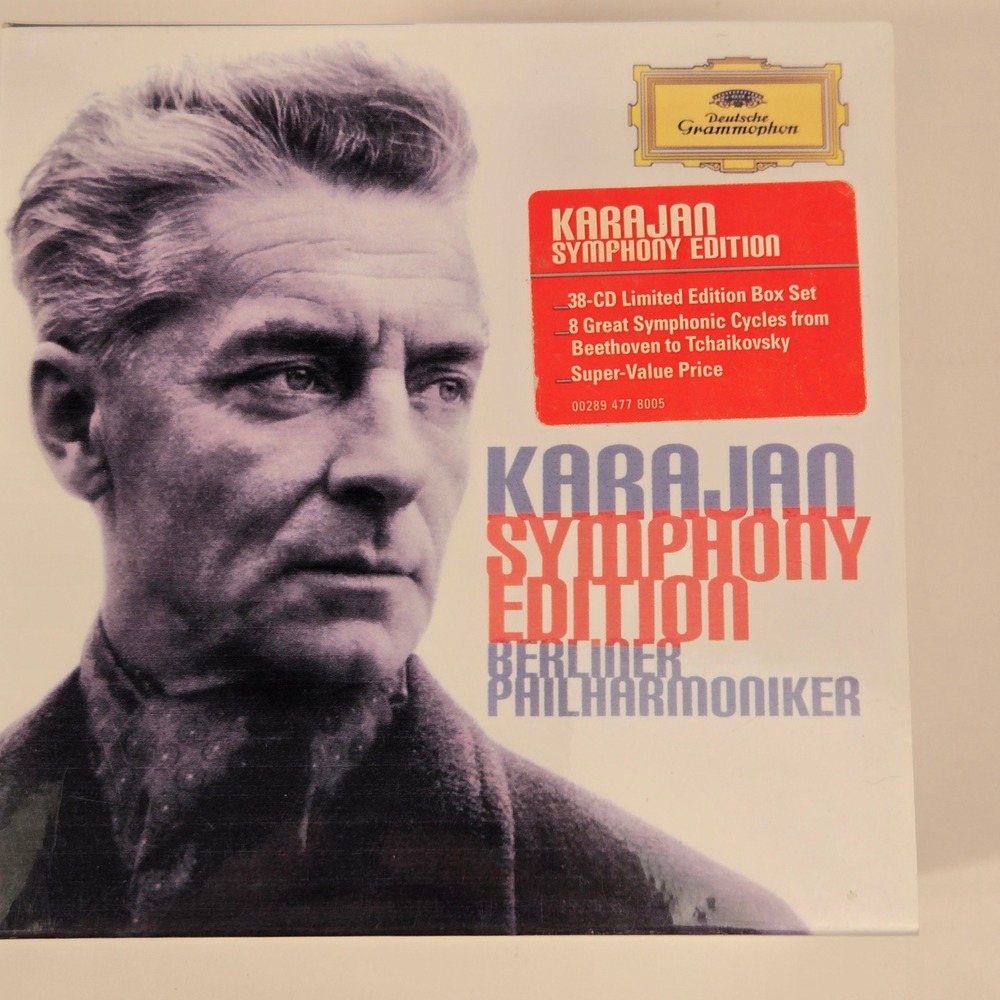 Herbert von Karajan Symphony Edition 38 CD Box Set DG Deutsche Grammophon VG+/NM